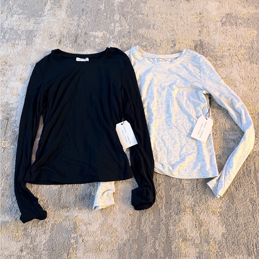 Better / Together Long Sleeve Modal Tops Set – Size Small – Buttery Soft – NWT